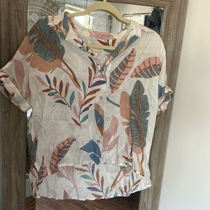 NWT Cynthia Rowley Button Down